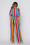 Candi Multi-Color Stripe Jumpsuit - A' LA' POSH Clothing