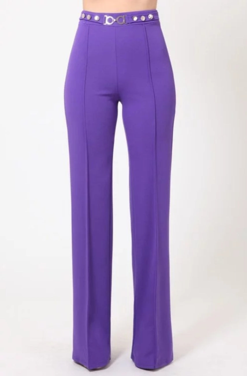 purple dress pants near me Brand Men's Cotton Dress Pants Purple Indigo Flat Front Mens Trousers