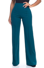 Hilton Hunter Green High Waist Wide Leg Pants - A' LA' POSH Clothing