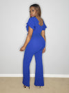 Chasity Royal Blue Stretch Fit Jumpsuit - A' LA' POSH Clothing