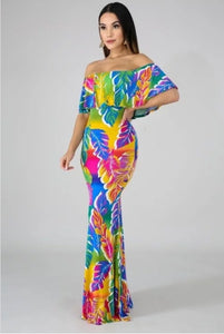 Amrezy Multi-Color Print Dress - A' LA' POSH Clothing