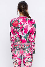 Blush Rose Red Multi Color Camouflage Stretch Fit Tracksuit - A' LA' POSH Clothing