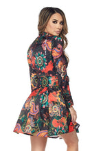 Gabriell Black Multi Color Print 2 Piece Skirt Set - A' LA' POSH Clothing