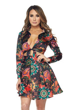 Gabriell Black Multi Color Print 2 Piece Skirt Set - A' LA' POSH Clothing